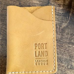 NEW! 🦄 Portman Leather Minimalist Wallet in Sunflower.